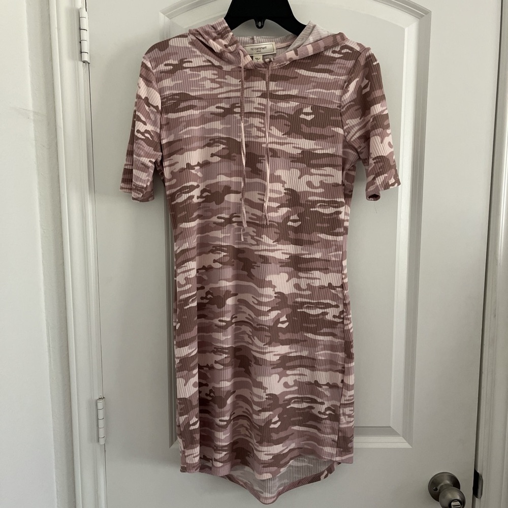 Camouflage Hooded Dress